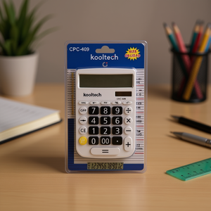 Calculadora Kooltech CPC409 de 12 Dígitos con Funciones Básicas para Oficina y Escuela - Product Image 3
