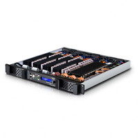 GOOERMI Amplificador de Potencia Digital Profesional de 4 Canales DSP FIR 1U, GaN Clase D, Dante PFC, 3500W, Procesador de Audio de Alta Potencia