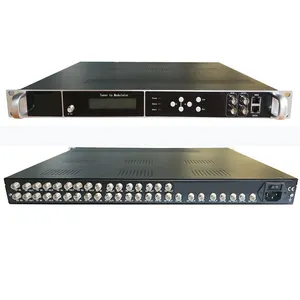 Canlı akış ekipmanları yayın DVB S2 Tuner girişi DVB-C DVB-T ISDBT RF modülatör