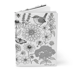 Chất Lượng Cao In Matte Nhiều Lớp Bìa 150 Lót Trang Máy Tính Xách Tay Hoang Dã Hoa Bìa Cứng Tạp Chí - Product Image 6