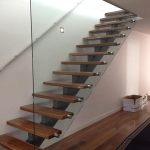 Nouveau Style Quille Centrale <span class=keywords><strong>Escalier</strong></span> <span class=keywords><strong>Droit</strong></span> <span class=keywords><strong>Escalier</strong></span> Décoratif En Bois <span class=keywords><strong>Escalier</strong></span> Prix Usine <span class=keywords><strong>Escalier</strong></span> En Acier - Product Image 2