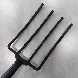 <span class=keywords><strong>Fourche</strong></span> de jardinage industrielle <span class=keywords><strong>à</strong></span> <span class=keywords><strong>4</strong></span> <span class=keywords><strong>dents</strong></span> en acier au manganèse avec manche en acier, texture antidérapante, robuste et durable - Product Image 6