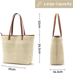 El manifiesto del encanto de la lona revela ofertas irresistibles en bolsos de mano de moda para compradores con bolsas de compras con descuento de precio de fábrica - Product Image 5