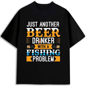 Camiseta de algodón para hombre de 180 g/m² al por mayor, cuello redondo, manga corta, estampada con diseño, tela de jersey antiencogimiento, serigrafía - Product Image 1