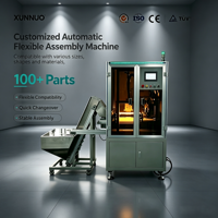 Sistem Perakitan Otomatis Fleksibel Kustom XUNNUO Delta PLC Servo Motor 800W Multi Tegangan Peralatan Industri