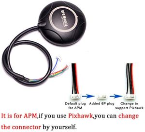 Aismartlink ขายึดเสาอากาศ <span class=keywords><strong>GPS</strong></span>, สำหรับ <span class=keywords><strong>APM</strong></span> 2.6 <span class=keywords><strong>APM</strong></span> <span class=keywords><strong>2.8</strong></span> M8N โมดูลจีพีเอสในตัว - Product Image 3