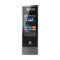 Pantalla LCD OEM resistente a altas temperaturas para exteriores, resistente al agua, de alta definición, pantalla de señalización Digital para parada de autobús
