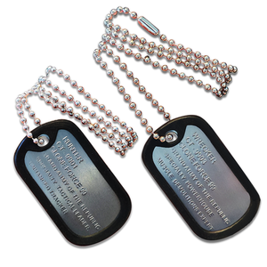 Прямая Заводская индивидуальная дешевая Серебряная бирка для собак с лазерной гравировкой слов - Product Image 1