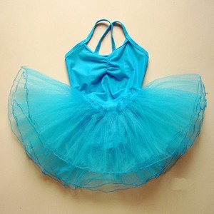 Самое дешевое балетное платье-туту из 6 цветов для девочек, купальник для балерины с юбкой, сценический танцевальный костюм - Product Image 4