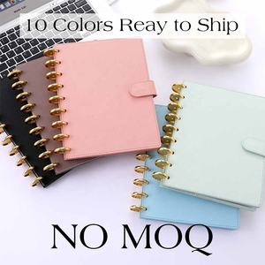 Hongbo, бестселлер, 10 цветов, маленький сафьяно, кожаный диск в переплете B5, Бюджетный планировщик, составление бюджета эстетической жизни/повестка дня/Органайзер - Product Image 2