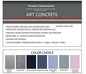 Peinture concrète propre à base d'eau de Tio2-Based époxy pour le revêtement de bâtiment de mur extérieur de plancher avec l'aspect liquide de <span class=keywords><strong>texture</strong></span> de ciment - Product Image 6