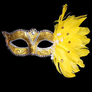 <span class=keywords><strong>Masque</strong></span> en dentelle de plumes d'Halloween-7.87x5.91 pouces, <span class=keywords><strong>masque</strong></span> vénitien peint à la <span class=keywords><strong>main</strong></span>, accessoire de costume de fête/théâtre pour femmes - Product Image 3