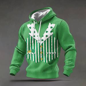 Sudadera con Capucha para Hombre, 100% Poliéster, Impresión por Sublimación, Transpirable, Diseño con Bolsillos, Manga Regular, Tejido de Punto - Product Image 3