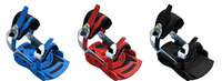Sangle de ski de snowboard en plastique et aluminium de conception colorée durable avec boucle de fixation