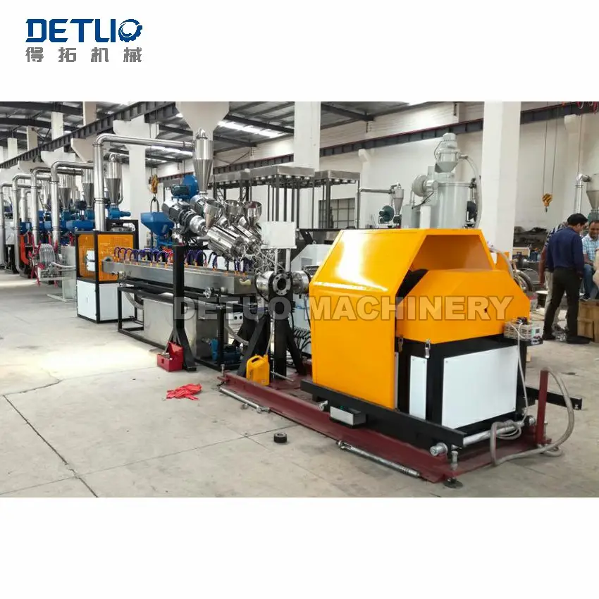 Hot sell manufacturer machine for PVC Steel wire reinforced flexible pipe extrusion line