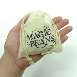 Sac à cordon personnalisé avec logo, recyclable, petit sac cadeau en coton pour pièces de monnaie - Product Image 3