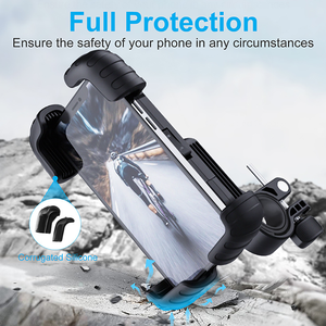 Soporte Giratorio 360° para Teléfono de Motocicleta, Resistente a Impactos, para Bicicleta, Scooter Eléctrico, Manillar, Navegación - Product Image 5