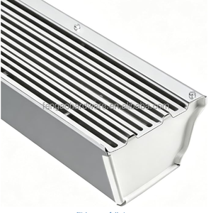 Bouchons d'extrémité carrés <span class=keywords><strong>en</strong></span> aluminium pour gouttières <span class=keywords><strong>de</strong></span> pluie, vente directe usine - Product Image 2