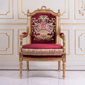 <span class=keywords><strong>Fauteuil</strong></span> de salon de style antique <span class=keywords><strong>pour</strong></span> villa, design sculpté à la main, peinture à la feuille d'or, dossier haut, <span class=keywords><strong>fauteuil</strong></span> de détente en tissu doux, <span class=keywords><strong>fauteuil</strong></span> de luxe - Product Image 2