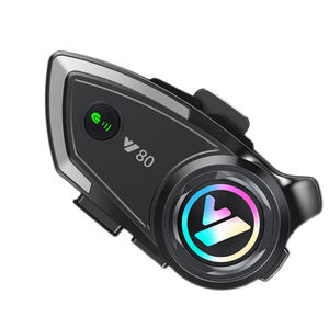 Auriculares para Motocicleta de Alta Calidad, <span class=keywords><strong>Kit</strong></span> de <span class=keywords><strong>Manos</strong></span> <span class=keywords><strong>Libres</strong></span> Inalámbrico V5.3, Más de 20 Horas de Reproducción, Cancelación Activa de Ruido LED, IPX-6 - Product Image 4