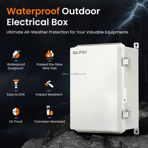 Qilipsu UL94-V0 PC/ABS Không Thấm Nước Điện Hộp Nối 8.3 "X 6.3" X 3.9 "Nhựa Ngoài Trời IP67 Thời Tiết Dự Án Bao Vây - Product Image 3