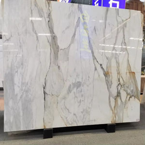 Dalles de marbre Calacatta Gold classiques et luxueuses pour la décoration intérieure, murs et sols - Product Image 5