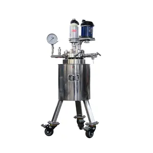 1リットル熱 Suppliers-1リットルの可動式ステンレス鋼水素化実験室圧力反応器