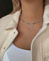 Collares de Cuentas de Cristal de Vidrio Impermeables Estilo Bohemio para Verano, con Colgante de Corazón, Gargantillas para Mujer, Joyería al por Mayor