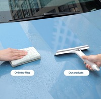 Nettoyant en spray pour vitres de voiture, pulvérisation d'eau, nettoyage des carreaux de sol, du verre, du pare-brise, grattoir à lame souple, raclette pour vitres
