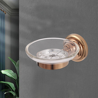 Porte-savon mural en acier inoxydable et verre, moderne, fonctionnel, élégant et écologique - Utilisation hôtelière, durable