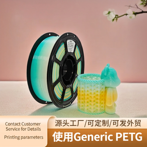 เส้นพลาสติก PETG สำหรับพิมพ์ 3 มิติ สีฟ้า ขาว ส้ม ไล่เฉดสี ขนาด 1.75 มม. สำหรับเครื่องพิมพ์ 3 มิติ - Product Image 3