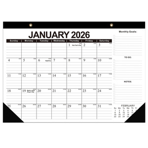 Myway 2026 Desk <strong>Calendar</strong> <strong>Large</strong> Monthly Desk Pad <strong>Calendar</strong> for Planning &amp; Organizing 18 Months Desktop <strong>Wall</strong> <strong>Calendar</strong> Table Planner - Product Image 1