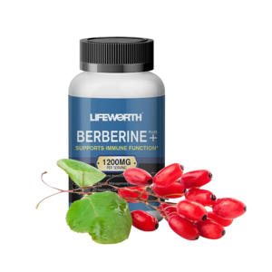 LIFEWORTH OEM berberina estratto in polvere capsule accelerare il metabolismo del glucosio supporto integratore con cardo di latte - Product Image 3