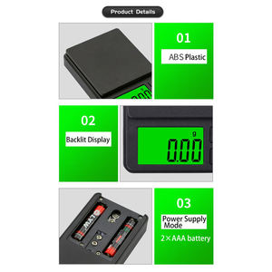 Báscula Digital de Bolsillo de Alta Calidad, Precisión de 0.01g, Medición de Peso de Joyas, Capacidad de 1kg, Mini, Funciona con Batería, 12 Meses de Garantía - Product Image 4