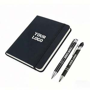 Promo Business Gift Foil Hot Stamp Logo Custom Printing Hard Cover PU Leather Cover Planner <b>Notebook</b> <b>Diary</b> Prayer Journal - Product Image 1
