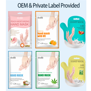개인 상표 손 수리 필링 마스크 한국어 미백 영양 엑스 폴리 에이 팅 팩 안티 링클 핸드 마스크 - Product Image 4