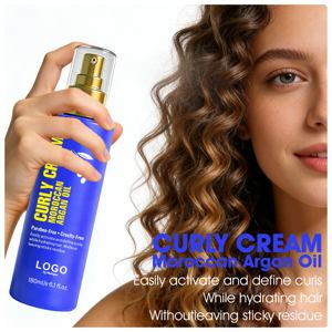 Crème Coiffante à l'Huile d'Argan Marocaine Sans Parabène, Non Testée sur les Animaux, Hydratante, Fixante, Sans Résidu, 180ml, Spray Coiffant OEM - Product Image 2