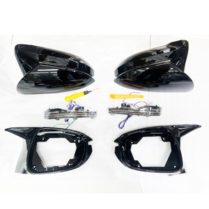 Car World 2006-2008 ES300/ES330 LED Style <b>Plastic</b> Gloss Black <b>Mirror</b> Cover Replacement - Product Image 6
