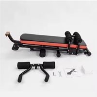 Banc d'exercices pliable d'intérieur pour usage commercial et domestique, avec rouleau de glisse, pour entraînement abdominal et musculation