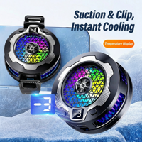 SL15 Dudukan Magnetik Ponsel dengan Ring Light untuk Gaming 3 in 1 Stasiun Pengisian Daya Nirkabel Tinggi dan Suhu Dapat Diatur