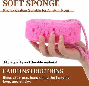 Éponge de bain ovale colorée en nid d'abeille pour le soin du corps et le nettoyage écologique, idéale pour la cuisine et la maison - Product Image 3