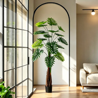 Vente en gros usine : Plante artificielle Philodendron Selloum pour intérieur, extérieur, maison, bureau, mariage – Décoration paysagère écologique