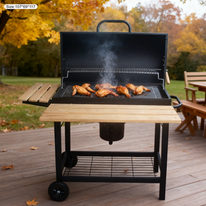 Churrasqueira a Gas, Asadores para Exterior, Parrilla Comercial Abatible, Parrilla Portátil de Acero Corten, Parrillas para Barbacoa en Venta, Isla de Barbacoa - Product Image 1