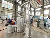 Alambic de distillation d'huiles essentielles TW Hydrosol 200L, distillateur électrique pour lavande, rose, herbes
