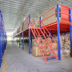 Plataforma de estructura de acero I Beam, estante de almacén Industrial, estanterías de almacén de Metal, unidades para estantes de estante de entrepiso - Product Image 1