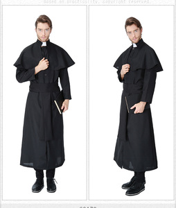 ¡Novedad <span class=keywords><strong>de</strong></span> 2020! Disfraz <span class=keywords><strong>de</strong></span> disfraces <span class=keywords><strong>de</strong></span> Halloween para hombre y mujer, disfraz <span class=keywords><strong>de</strong></span> Jesús, túnicas negras para <span class=keywords><strong>monja</strong></span>, para adultos, para hombre y mujer - Product Image 5