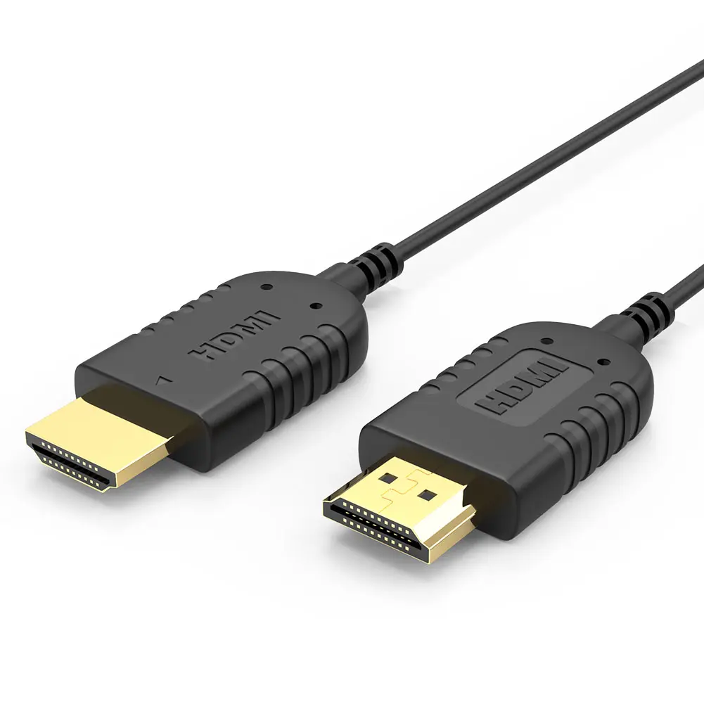 OEM Male to Male HDMI Cable 4k 60Hz Ultra Thin HDMI Cable with Gold Plate OD2.0mm