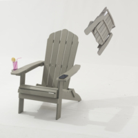 Chaises de plage modernes d'extérieur pour jardin et jardin, chaises pliantes en contreplaqué de maskinongé