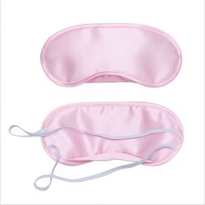 New Design Double Sided Sleeping Shade Elastic Band Breathable Travel <b>Sleep</b> Satin Eye <b>Mask</b> - Product Image 2
