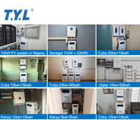 Sistema Solar Fuera de la Red T.Y.L de 12KW, Kit Completo con Batería de Litio e Inversor Híbrido